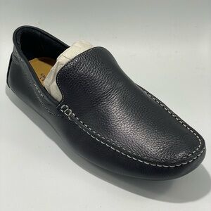 Giorgio Brutini Le Glove Trayger Black Leather Driving Loafers 9.5M NIB Mens